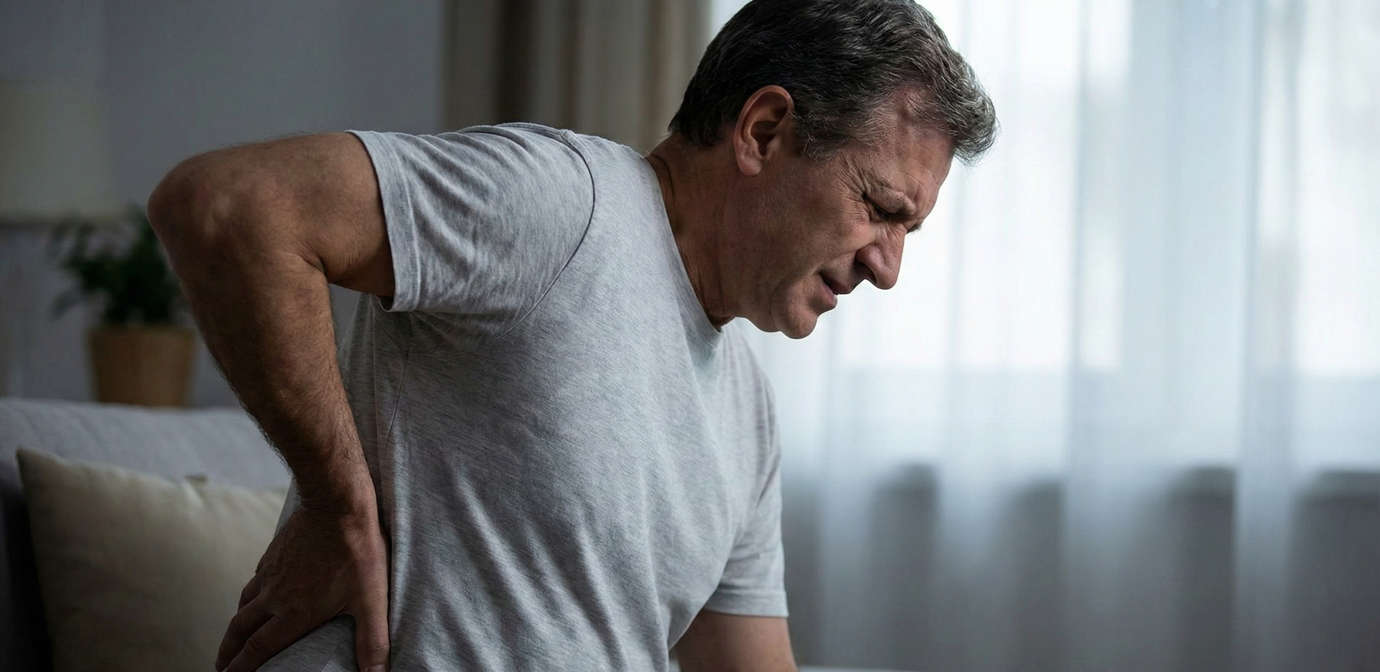 Dores nas costas antes